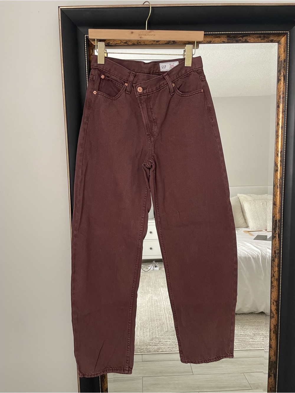GAP Brown Barrel High Rise Jeans - Picture 2 of 5